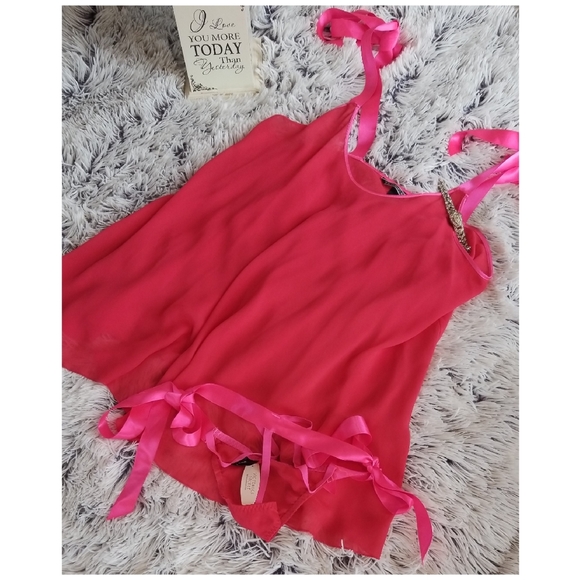 Victoria's Secret Other - NWT Victoria Secret 2pc Pink Lingerie Set.